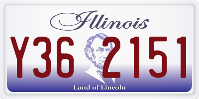 IL license plate Y362151