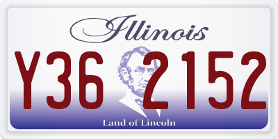 IL license plate Y362152