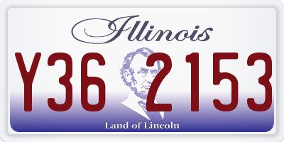 IL license plate Y362153