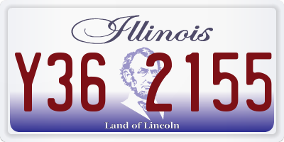 IL license plate Y362155