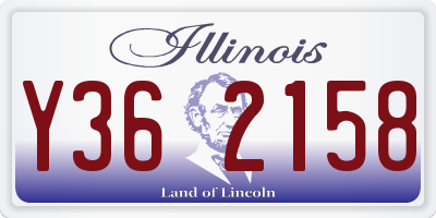 IL license plate Y362158