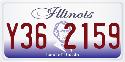 IL license plate Y362159
