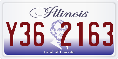 IL license plate Y362163