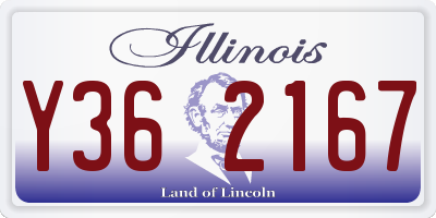 IL license plate Y362167
