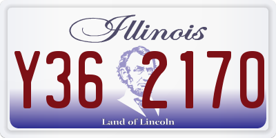 IL license plate Y362170
