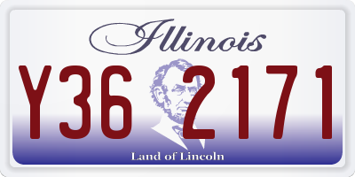 IL license plate Y362171