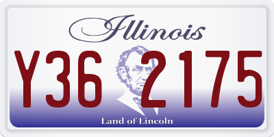 IL license plate Y362175