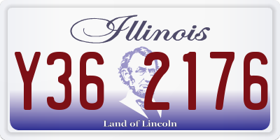 IL license plate Y362176