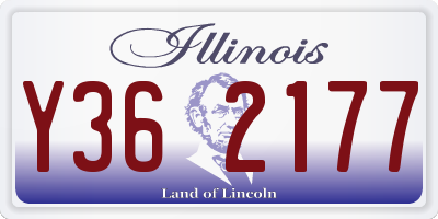 IL license plate Y362177