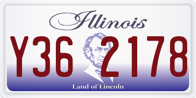IL license plate Y362178