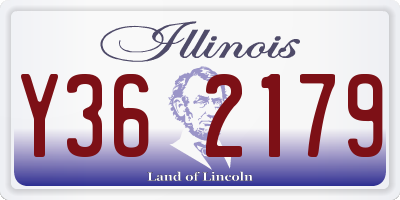 IL license plate Y362179