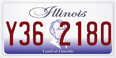 IL license plate Y362180