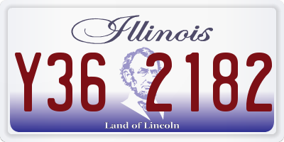 IL license plate Y362182