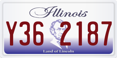 IL license plate Y362187