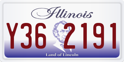 IL license plate Y362191