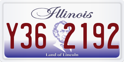 IL license plate Y362192