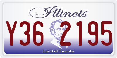 IL license plate Y362195