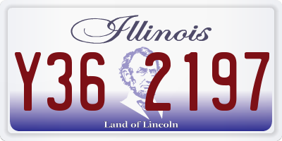 IL license plate Y362197