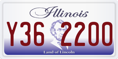IL license plate Y362200