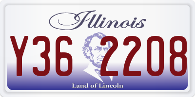 IL license plate Y362208