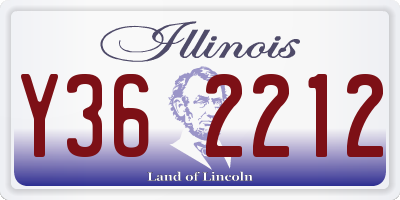 IL license plate Y362212