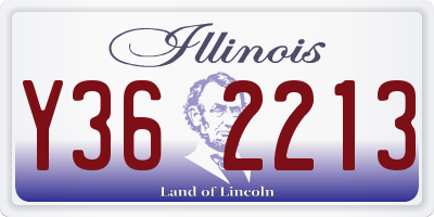 IL license plate Y362213