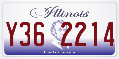 IL license plate Y362214