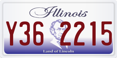 IL license plate Y362215
