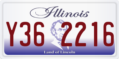 IL license plate Y362216