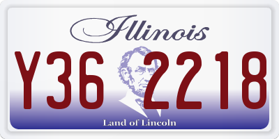 IL license plate Y362218