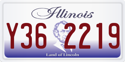 IL license plate Y362219
