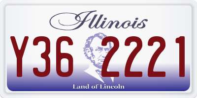 IL license plate Y362221