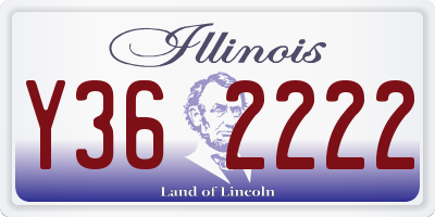 IL license plate Y362222