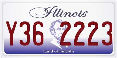 IL license plate Y362223