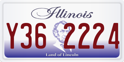 IL license plate Y362224