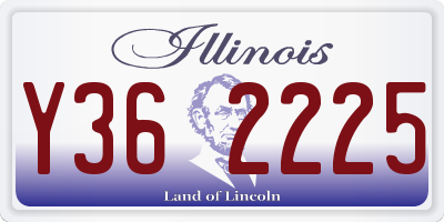 IL license plate Y362225