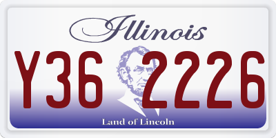 IL license plate Y362226