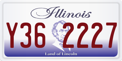 IL license plate Y362227