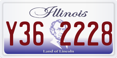 IL license plate Y362228