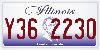 IL license plate Y362230