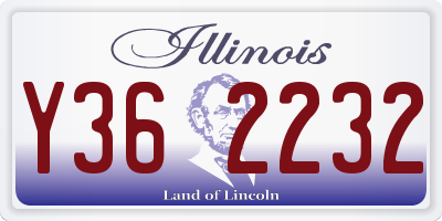 IL license plate Y362232