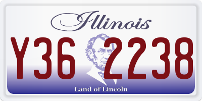IL license plate Y362238