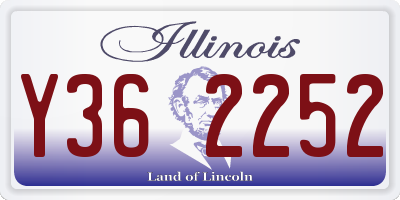 IL license plate Y362252