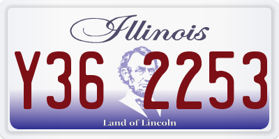 IL license plate Y362253