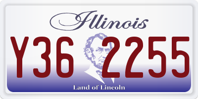 IL license plate Y362255