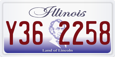 IL license plate Y362258