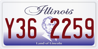 IL license plate Y362259