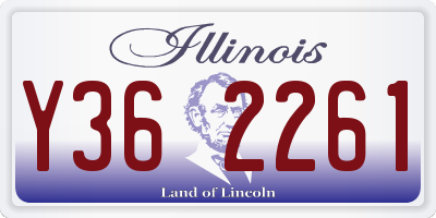 IL license plate Y362261