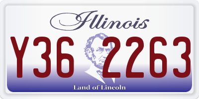 IL license plate Y362263