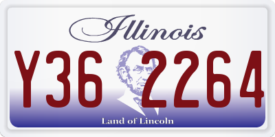 IL license plate Y362264